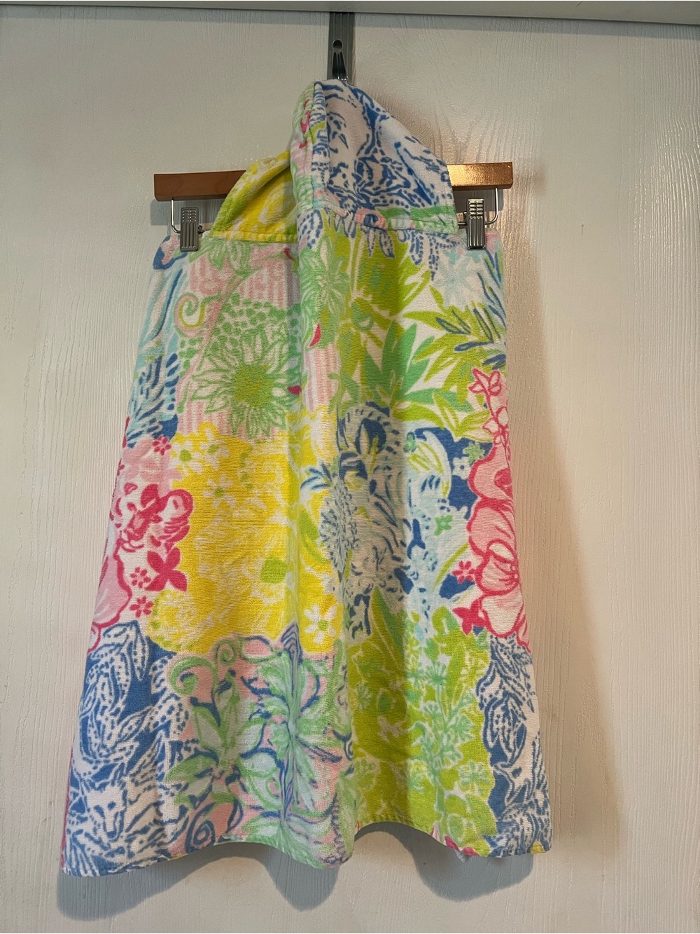 Pottery Barn Kids Lilly Pulitzer Cheek to Cheek Hooded Beach Wrap Towel 23x34
